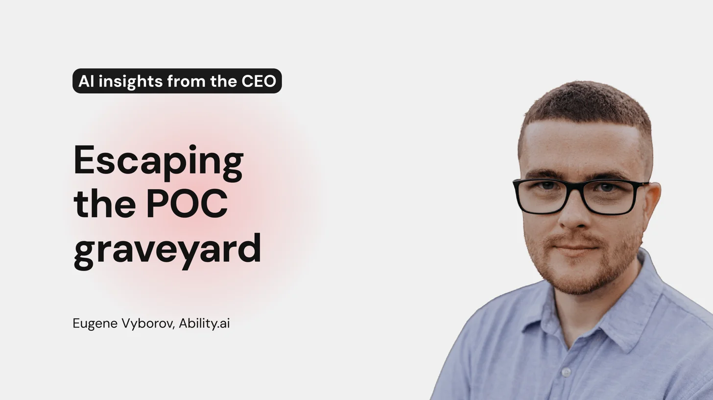 Escaping the POC graveyard