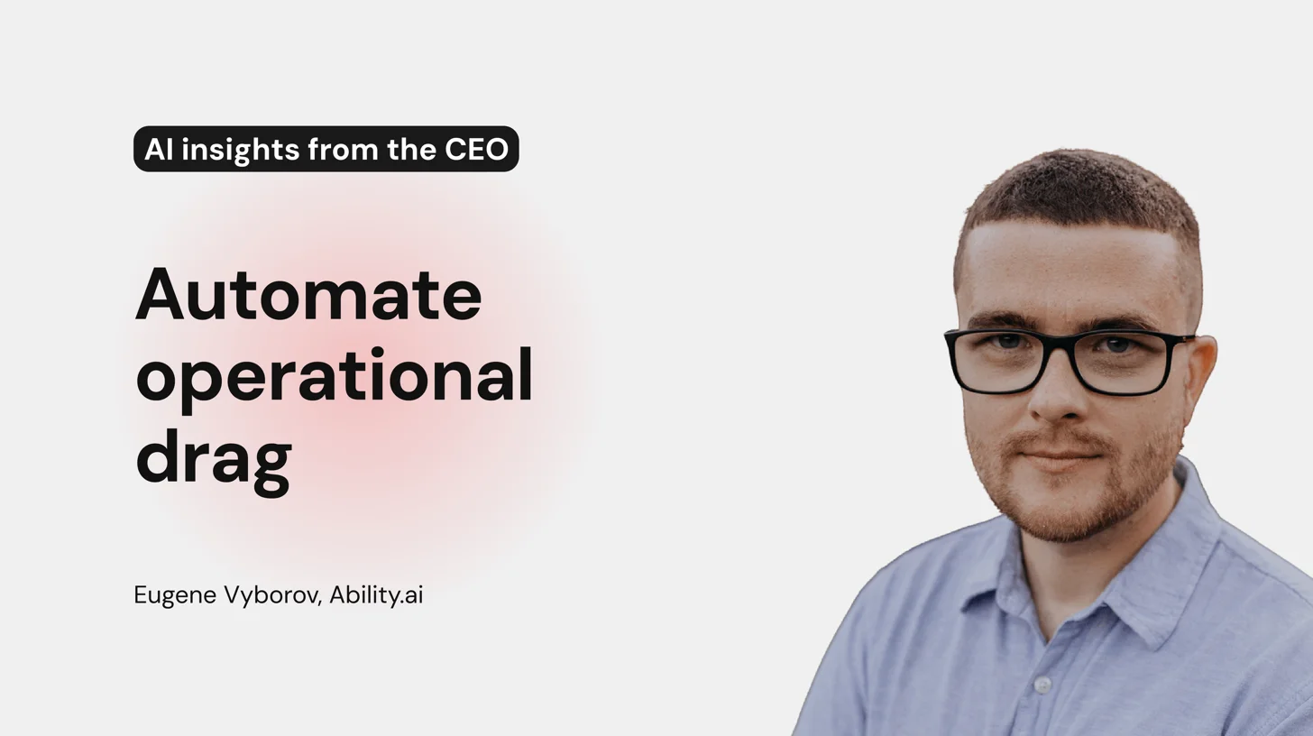 Automate operational drag