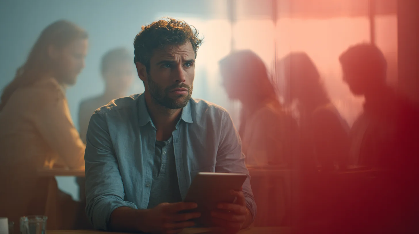 Automated AI marketing risks visualization showing bot interactions