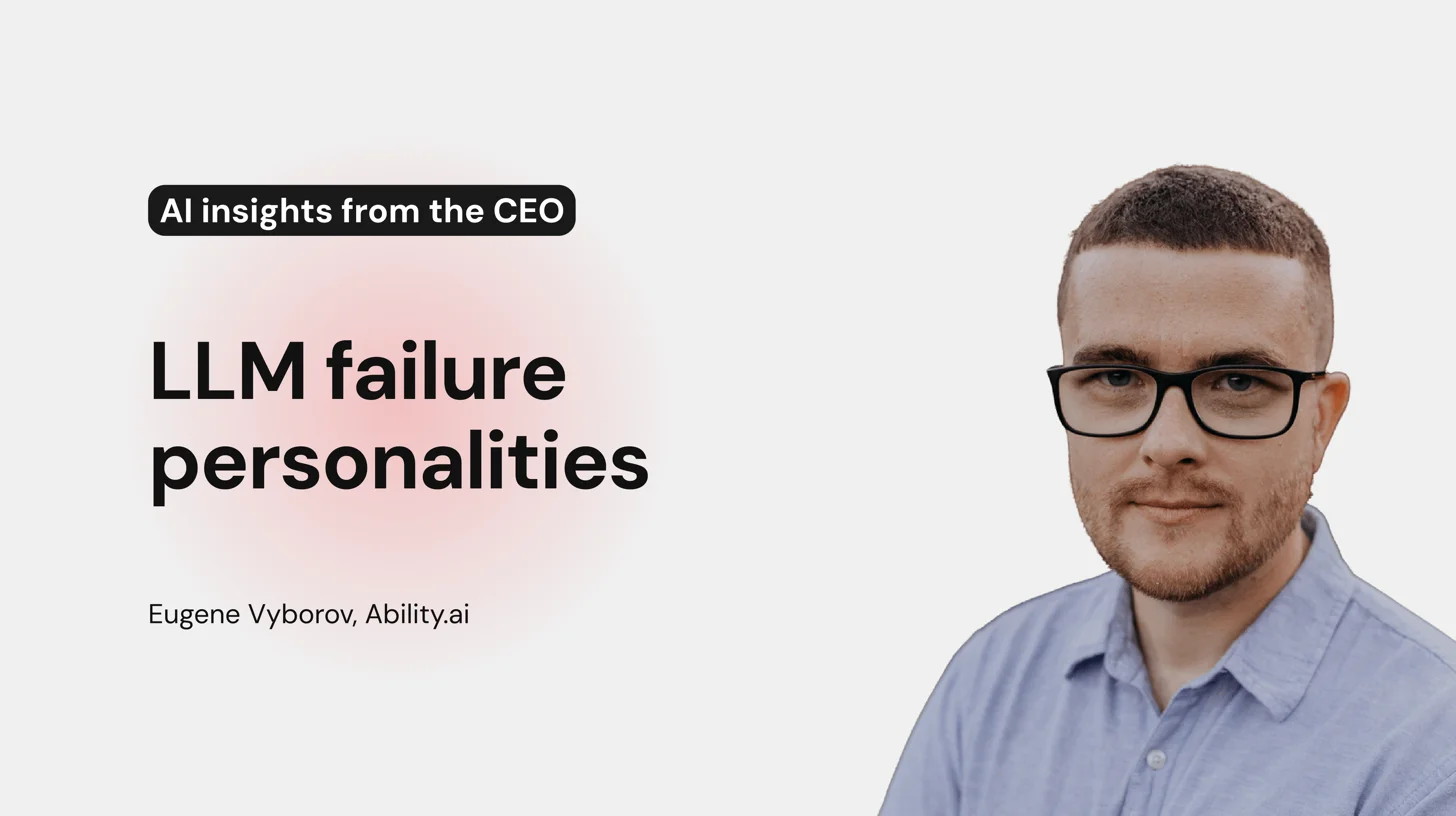 LLM failure personalities