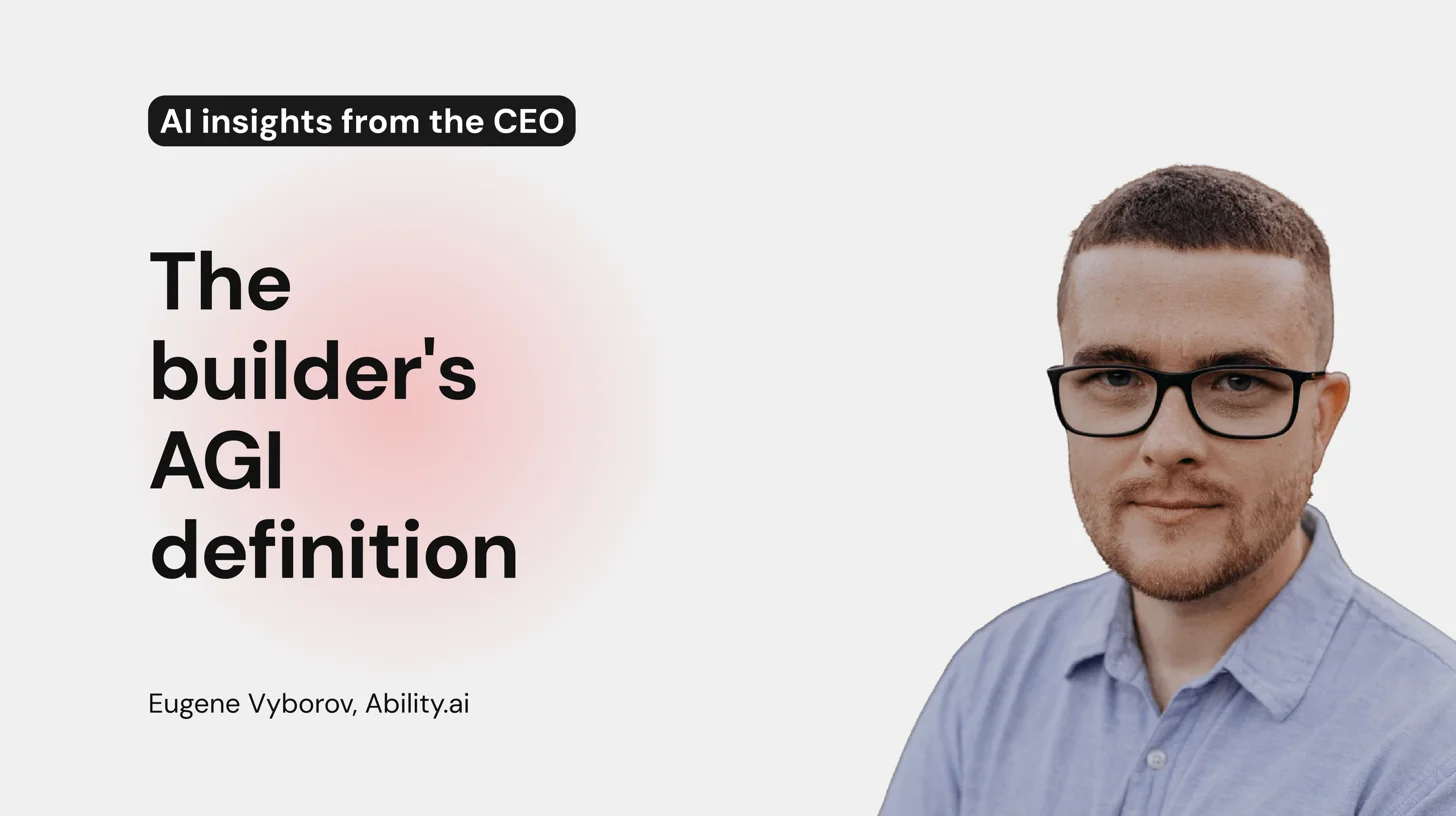 The builder's AGI definition