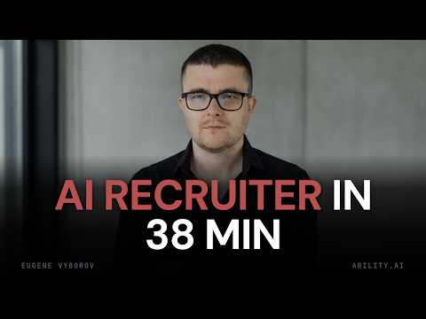 Watch: Build an AI recruiter agent with Trinity + Claude Code